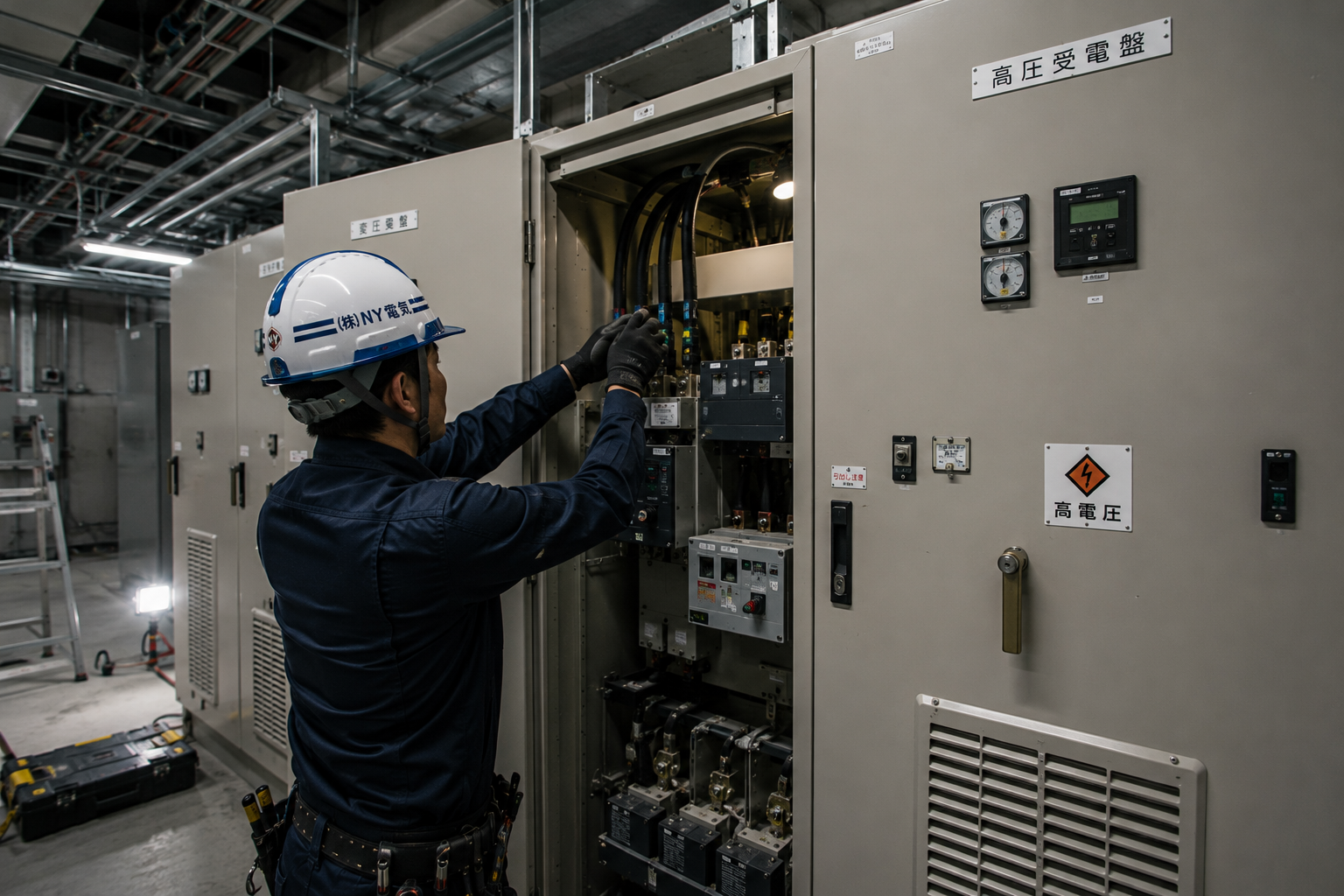 受変電設備の更新工事